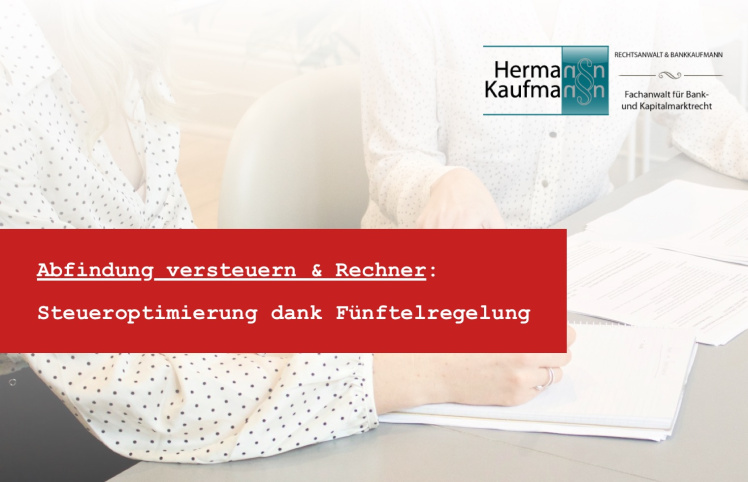 Abfindung versteuern - so funktioniert es in 2025