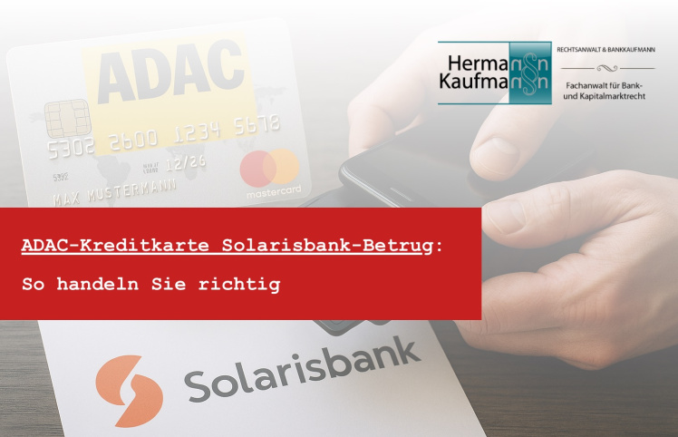 Unautorisierte Kreditkartenabhebung: ADAC Solaris - ADAC Kreditkarte Solarisbank - ADAC-Kreditkartenbetrug