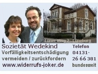 Wenn Banken Vorfälligkeitsentschädigung berechnen: raus aus Darlehen. Mit Widerrufs-Joker Vorfälligkeitsentschädigungen umgehen beim Kredit-Austieg.