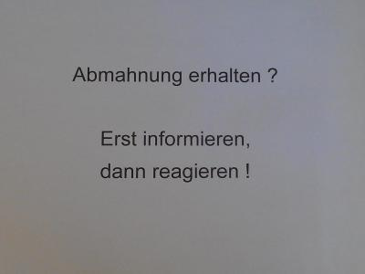 Hinweise und Tipps zur Abmahnung für Abgemahnte von Rechtsanwalt Andreas Kempcke von Internetrecht-Rostock.de