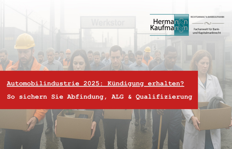 Massiver Stellenabbau in Deutschland - Das müssen Sie bei Massenentlassungen als Arbeitnehmer beachten