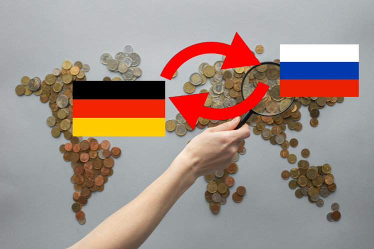 Handel und Geldtransfer nach Russland