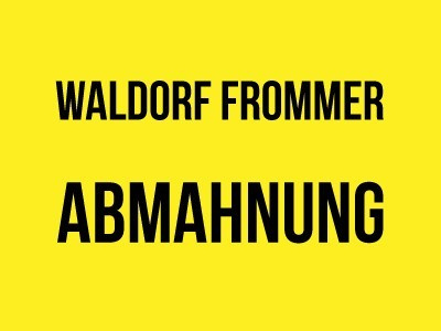 Waldorf Frommer – Abmahnung Die Bestimmung - Divergent - Tele München Fernseh GmbH + Co Produktionsgesellschaft wegen Filesharing