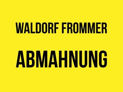 Waldorf Frommer – Abmahnung Interstellar - Warner Bros. Entertainment GmbH wegen Filesharing