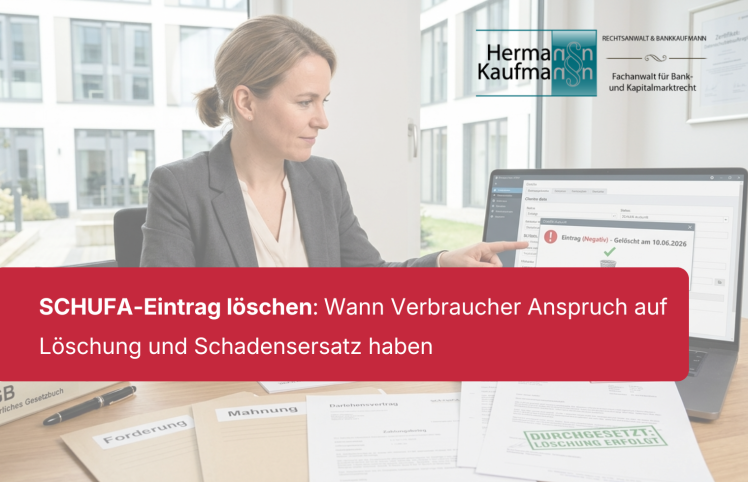SCHUFA-Eintrag löschen