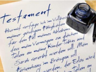 Behauptung- Testament ist gefälscht was dann?