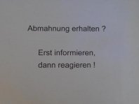 Hinweise und Tipps zur Abmahnung für Abgemahnte von Rechtsanwalt Andreas Kempcke von Internetrecht-Rostock.de