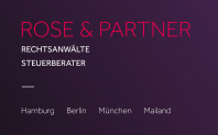 Gesellschaftsrecht, Startup ROSE & PARTNER Rechtsanwälte