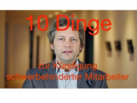 Die Kündigung von schwerbehinderten Mitarbeitern - 10 Dinge, die Sie wissen müssen