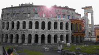 Mietwohnungen im Theater des Marcellus Roms älteste Mietwohnungen
