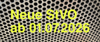 Neue StVO ab 01.07.2026