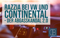 VW Abgasskandal geht in die nächste Runde: Razzia bei VW und Zulieferer Continental VW Abgasskandal geht in die nächste Runde: Razzia bei VW und Zulieferer Continental