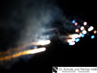 Recht des Silvesterkrachers: Feuerwerkskörper und "bengalische Fackeln" im Stadion