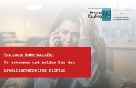 Rechtsanwalt Kaufmann - Postbank Betrug Melden - Kreditkartenbetrug und Fake Anrufe von der Postbank